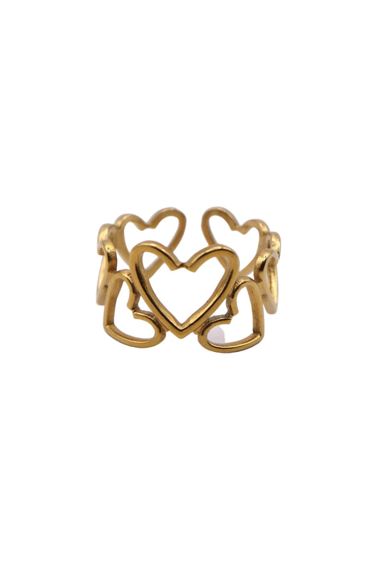 Anello cuoricini
